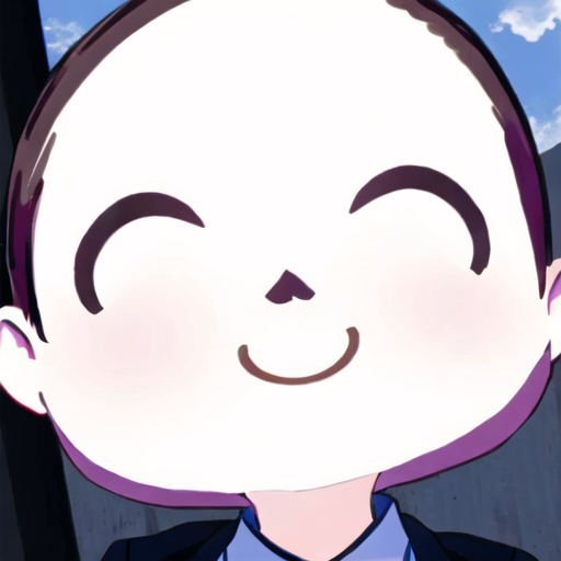 00006-3416045030-chibi，sensei，masterpiece, best quality, highly detailed，smile，man，short hair， _Frowning，closed eyes，bald，small mouth.png